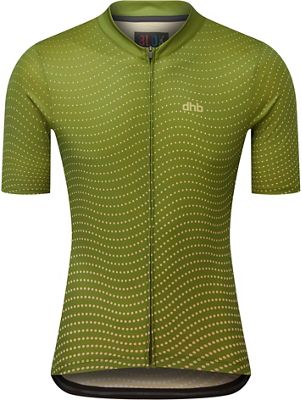dhb Blok Short Sleeve Jersey - Moss SS22 - Calla Green - XXL, Calla Green
